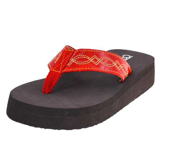 Corky's Overboard Flip-Flop in Red