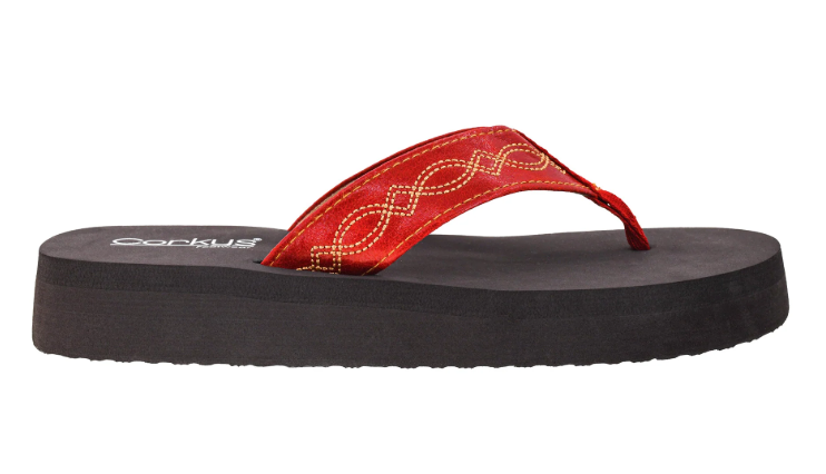 Corky's Overboard Flip-Flop in Red