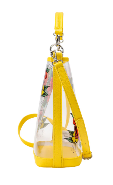 Ed Hardy Clear Tote Bags With Iconic Graphics