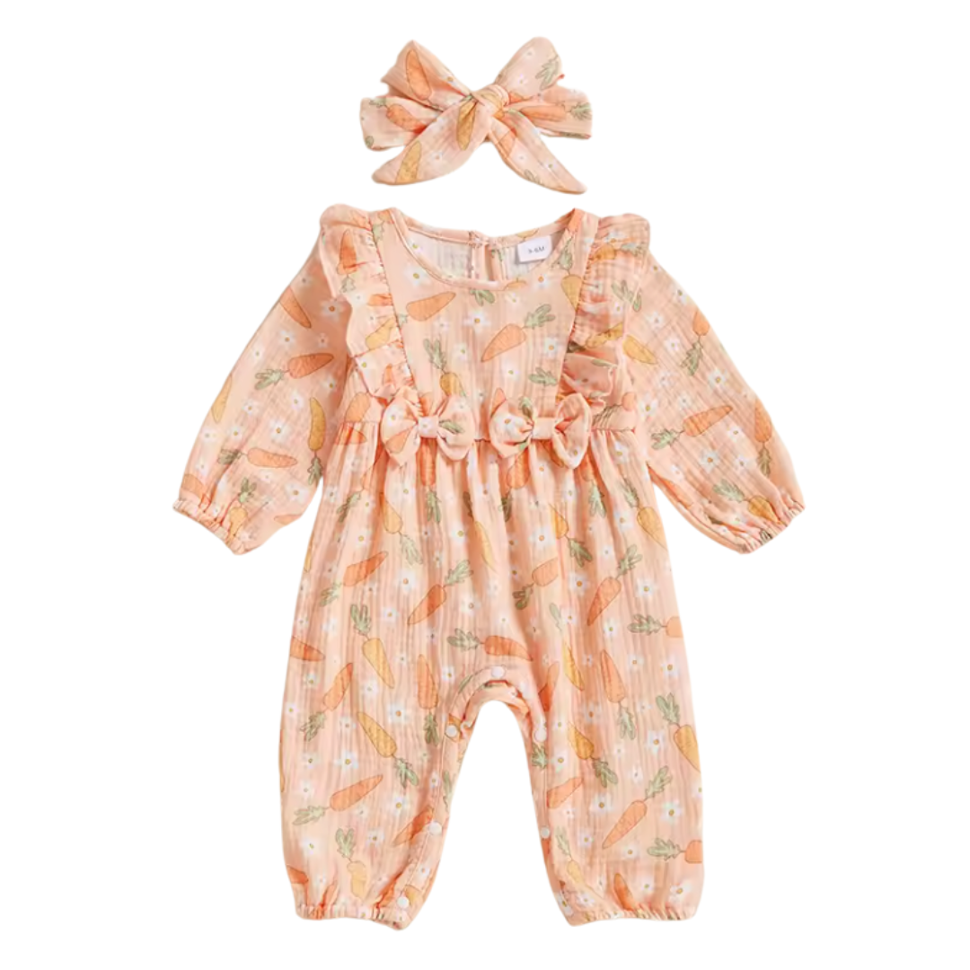 Orange Carrot Muslin Jumper
