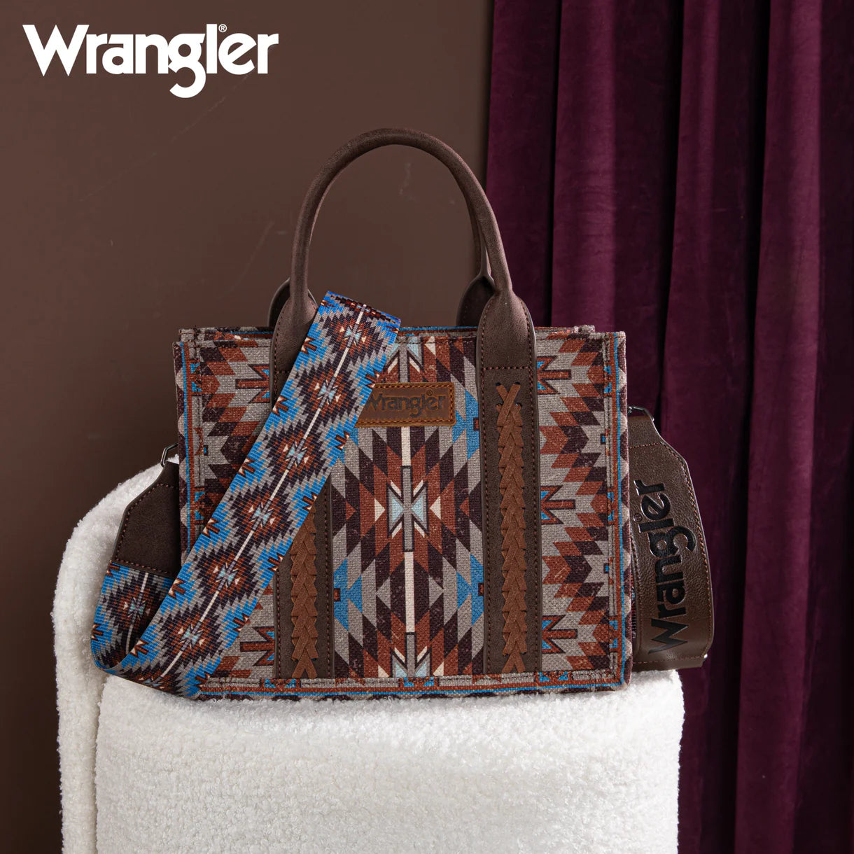 Wrangler Southwestern Pattern Tote / Crossbody