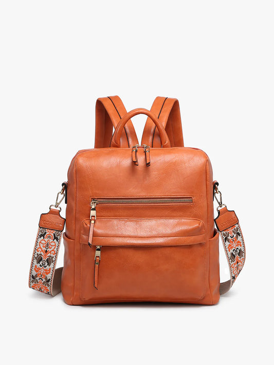 Jen & Co. Amelia Convertible Backpack w/Guitar Strap