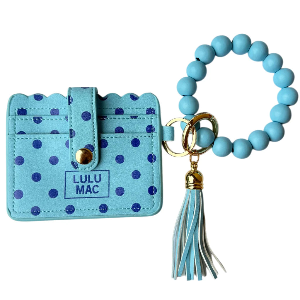 Lulu Mac Beaded Wristlet w/ ID Wallet