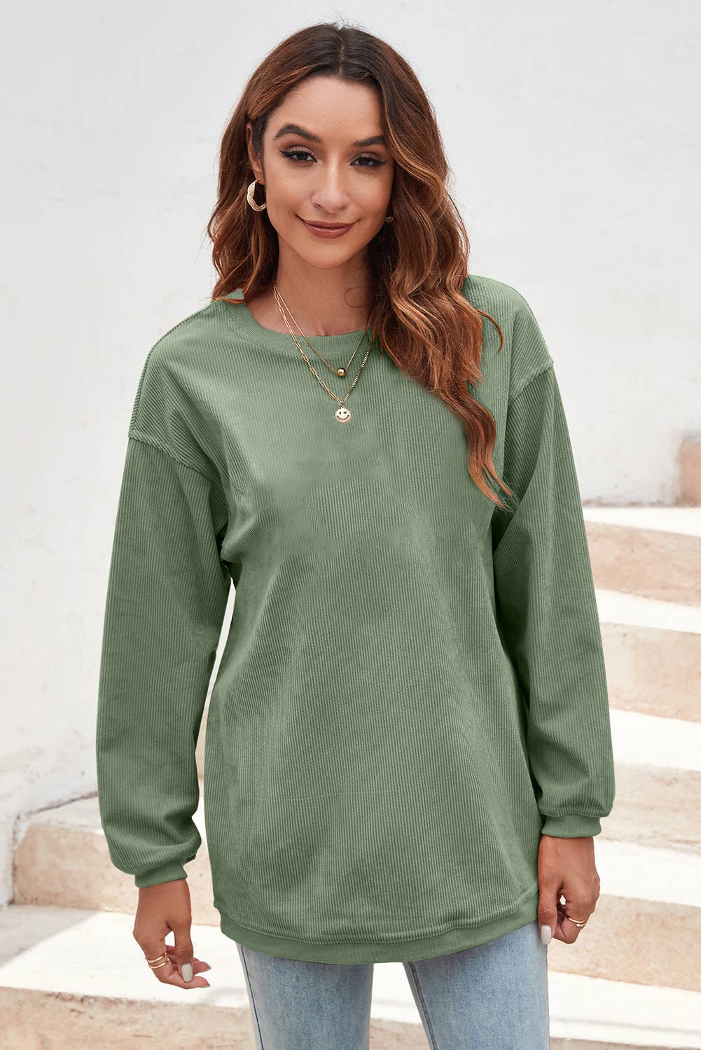 Jolene Corded Sweatshirt