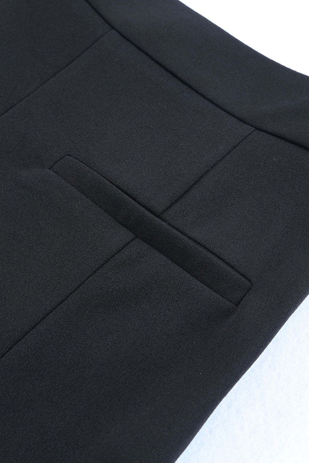 Heather Split Hem High Waist Pants