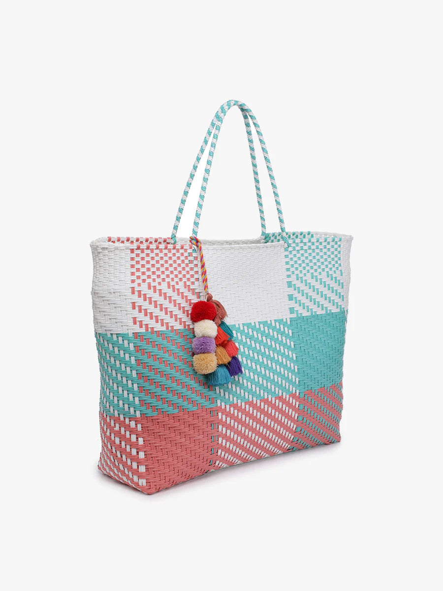 Jen & Co. Shelby Handwoven Beach Tote