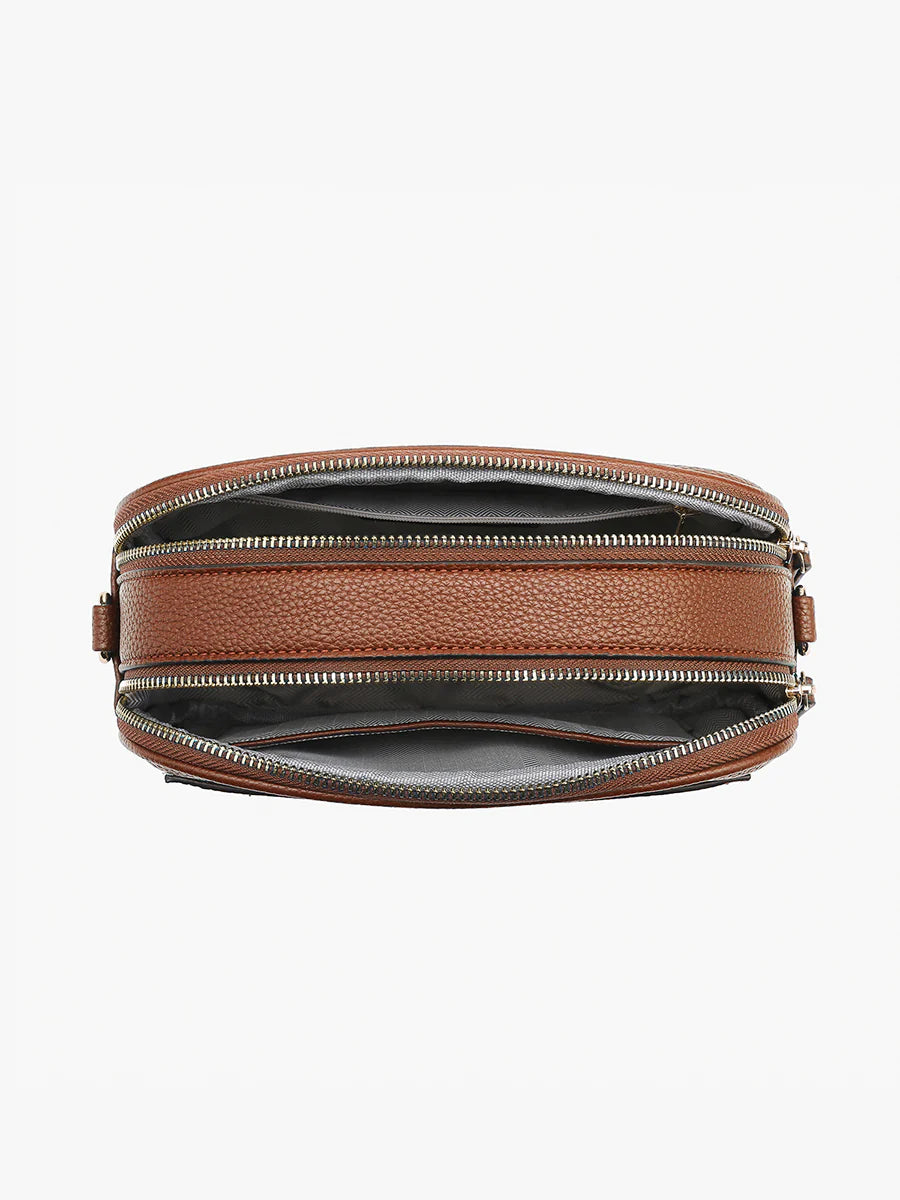 Jen & Co. Sky Dual Zip Crossbody