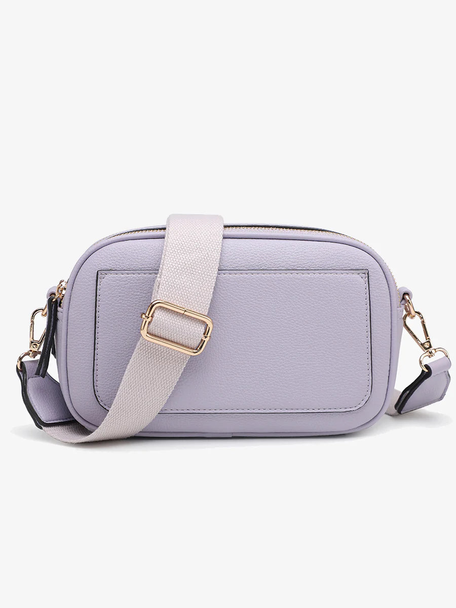 Jen & Co. Sky Dual Zip Crossbody