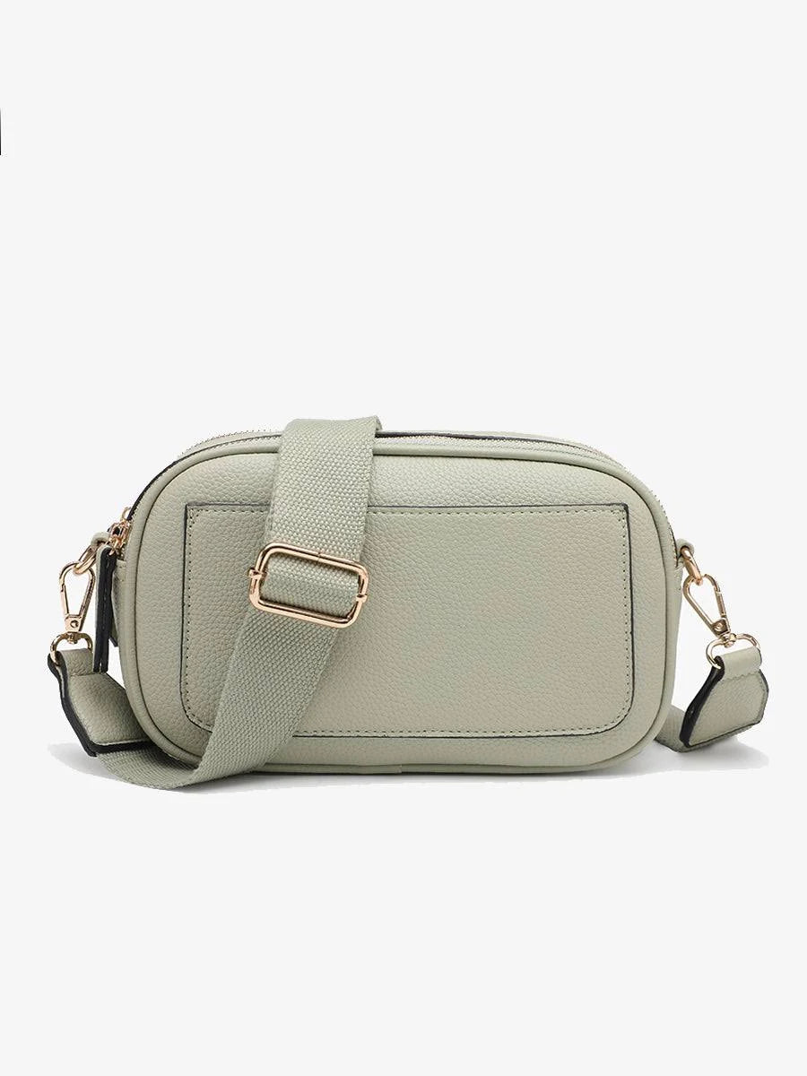 Jen & Co. Sky Dual Zip Crossbody